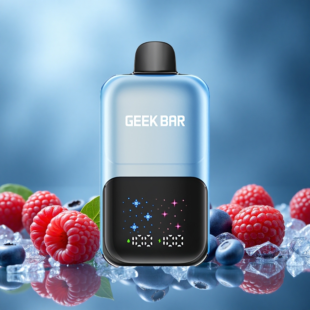 GEEK BAR 2GO 50000 Puffs Borůvka Malina Led 20ml Dual Tanks Czech Republic vape