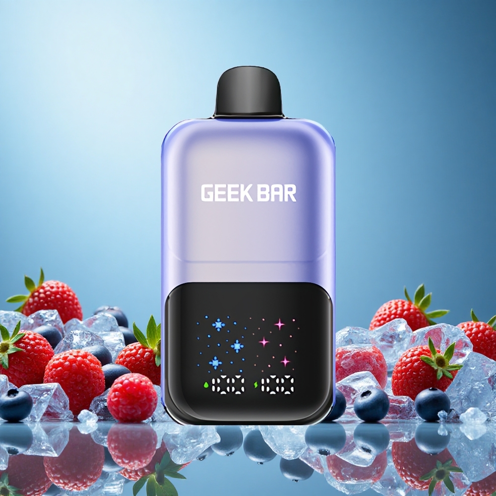 GEEK BAR 2GO 50000 Puffs Dvojitá Nádrž 20ml Směs Lesního Ovoce Ice Czech Republic vape