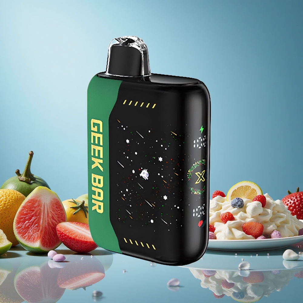 Geek Bar Pulse X 25000 Puffs vánoční edice Czech Republic vape s 18mL předplněným e-liquidem a USB Type-C nabíjením