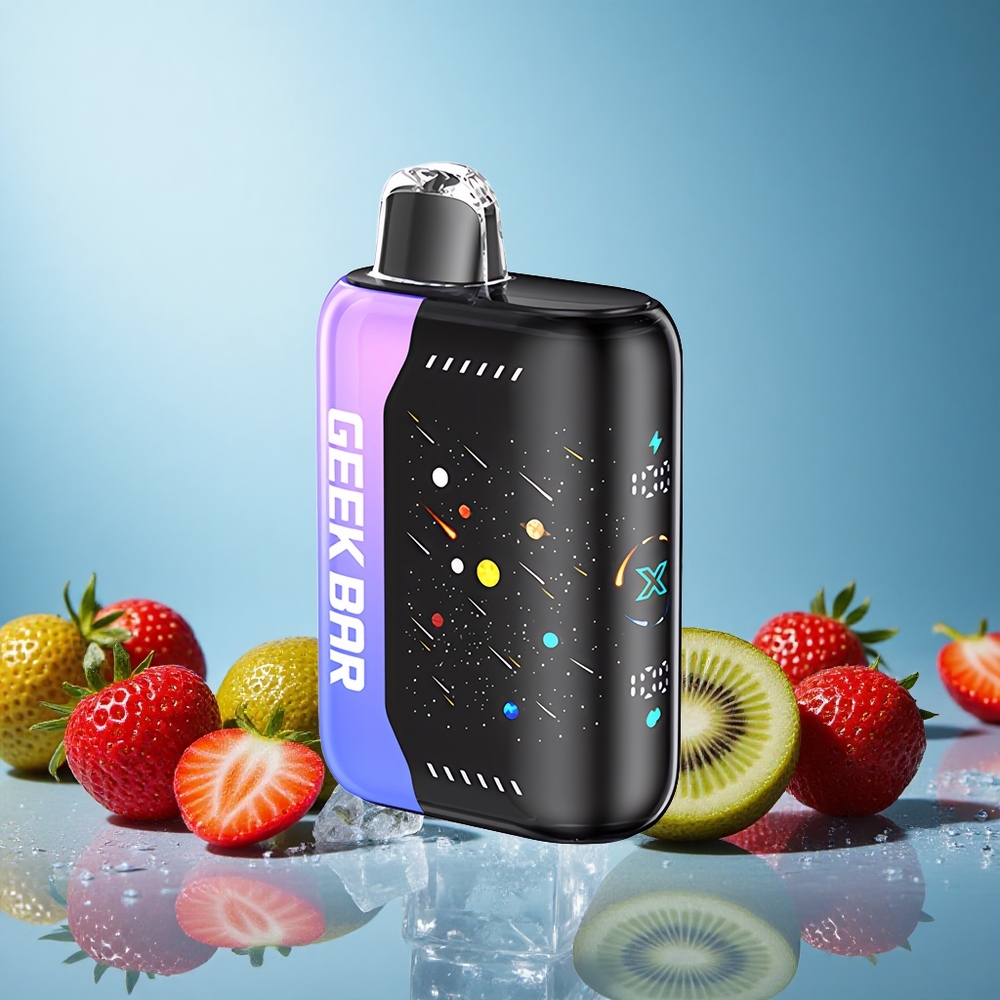 GEEK BAR Pulse X 42K Puffs Jahodové Kiwi Ledové Meteor Edition Czech Republic vape