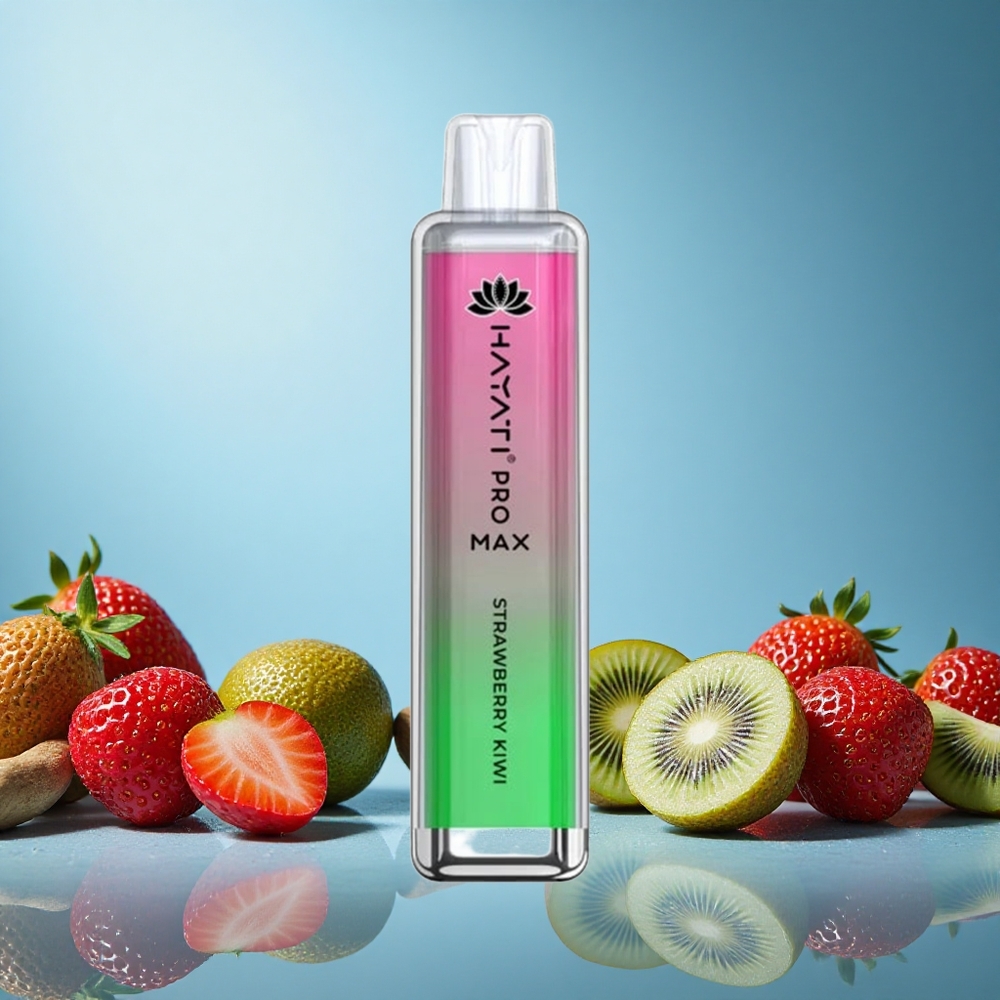 Hayati Pro Max 4000 Puffs Jahoda Kiwi Dual 1.1 Ohm Mesh Czech Republic vape