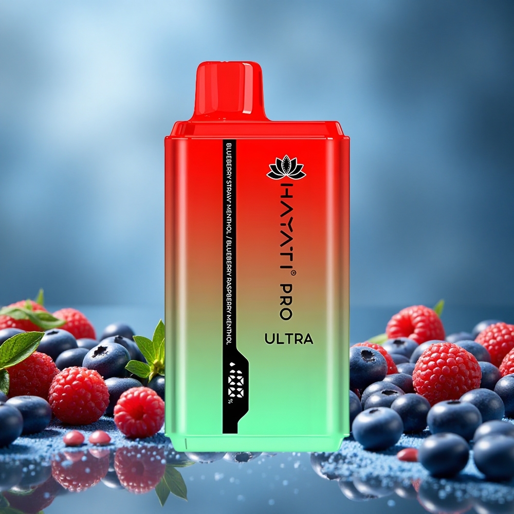Hayati Pro Ultra 15000 Puffs Borůvka Jahoda Mentol 2 12ml Czech Republic vape