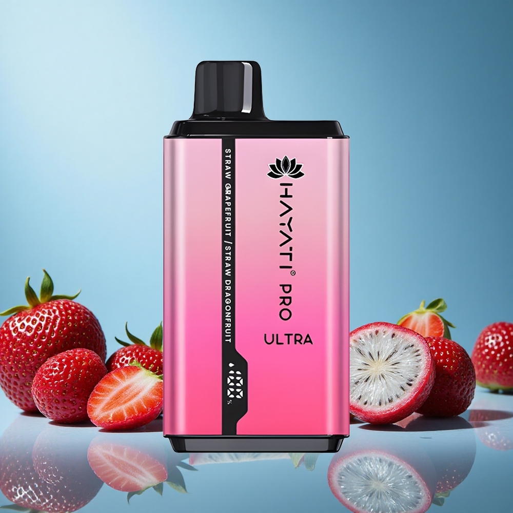 Hayati Pro Ultra 15000 Puffs Jahoda Grep 2 12ml Czech Republic vape