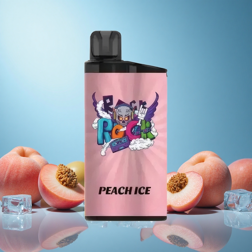 IGET Bar 3500 Puffs Broskvový Led Czech Republic vape 1.2 Ohm Mesh Coil