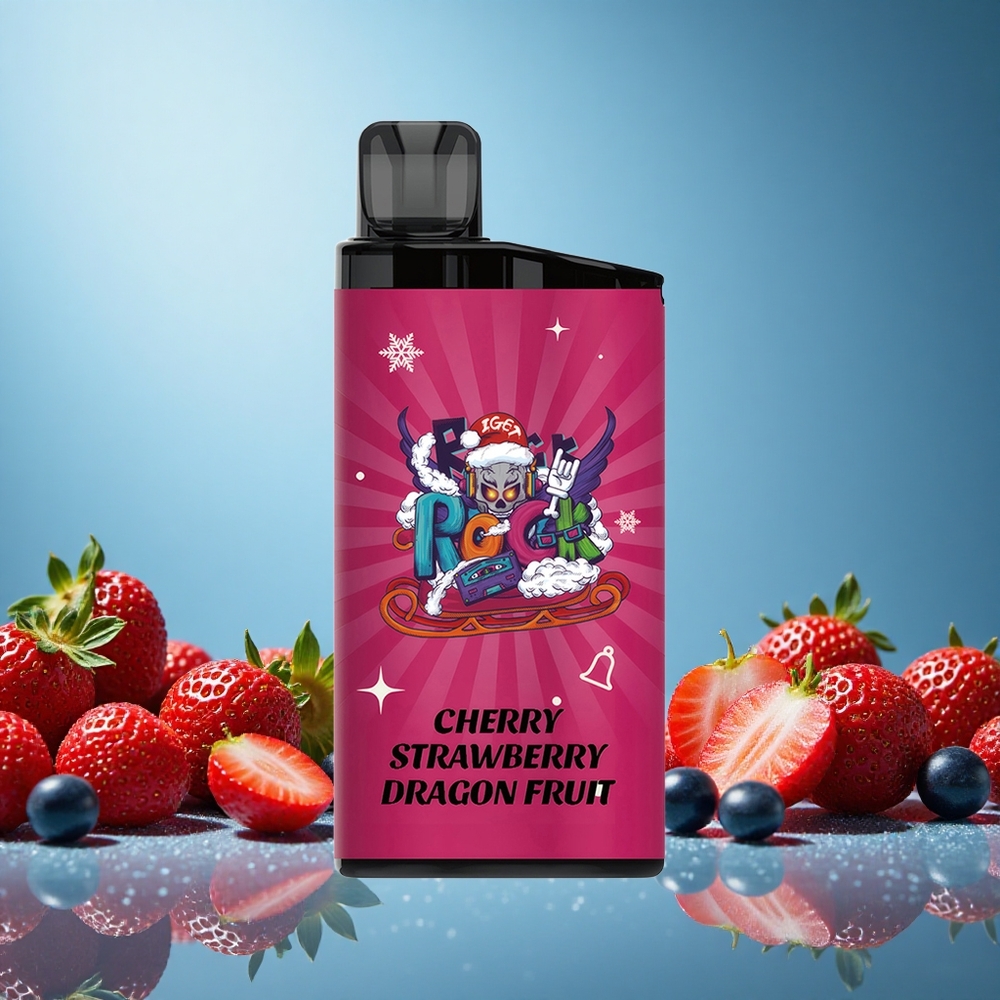 IGET Bar 3500 Puffs Cherry Jahoda Dračí Ovoce 1400 mAh Czech Republic vape