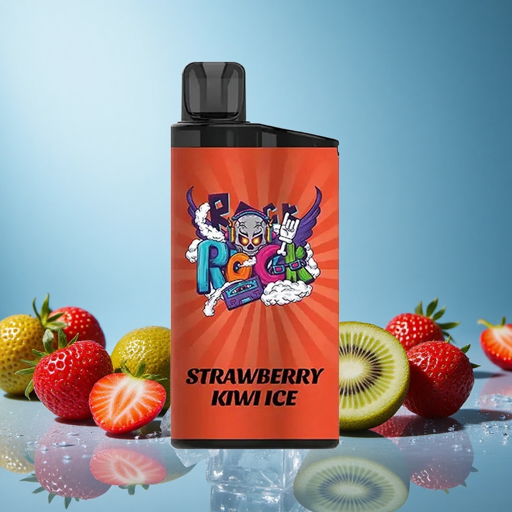IGET Bar 3500 Puffs Jahoda Kiwi Led 1400 mAh baterie Czech Republic vape
