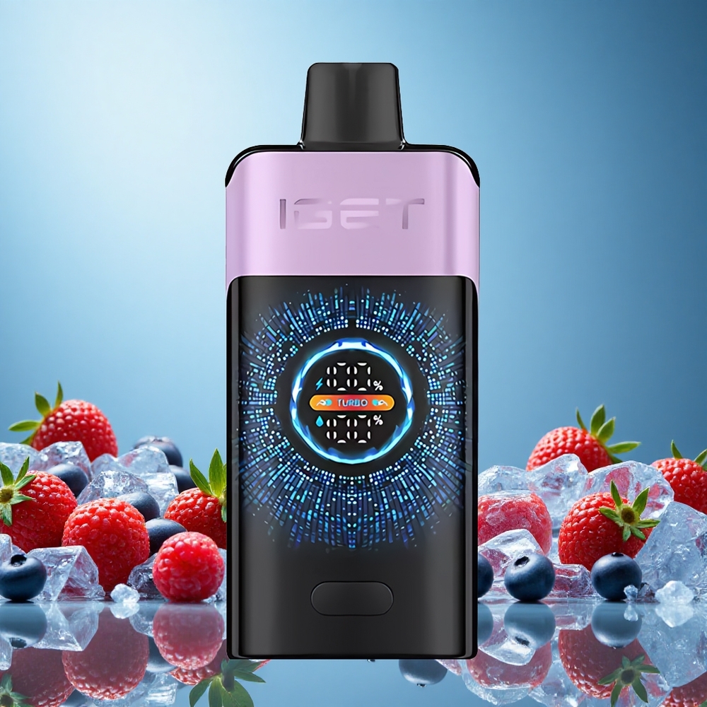 IGET ONE 12000 Puffs Jahoda, Malina, Borůvka Ice s 2700 mAh baterií Czech Republic vape