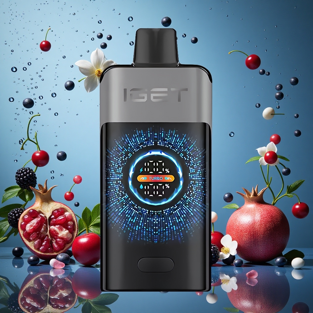 IGET ONE 12000 Puffs Ostružina Třešeň Granátové jablko 2700 mAh Czech Republic vape