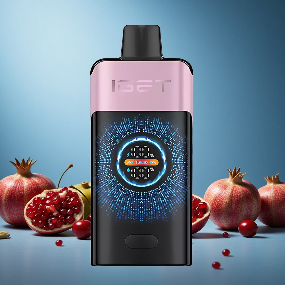 IGET ONE 12000 Puffs Třešeň Granátové jablko 2700 mAh Czech Republic vape