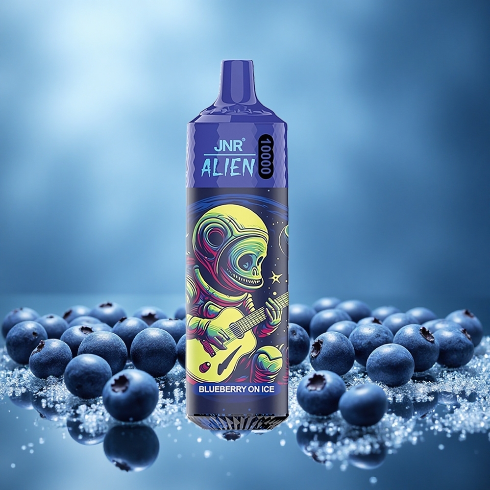 JNR Alien 10000 Puffs Borůvka s Ledem 850mAh Czech Republic vape