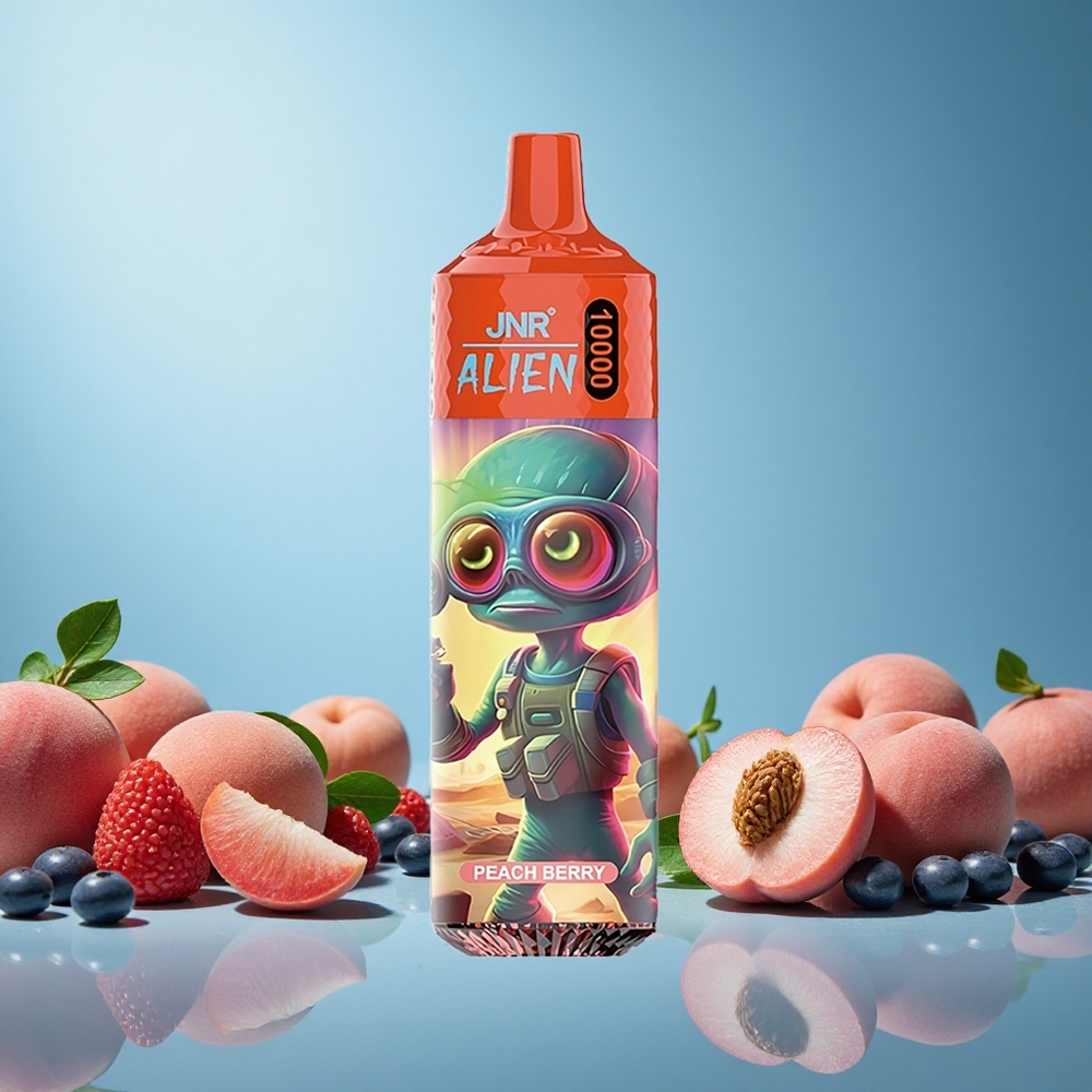 JNR Alien 10000 Puffs Broskvovo-Borůvkové 20ml E-liquid Czech Republic vape