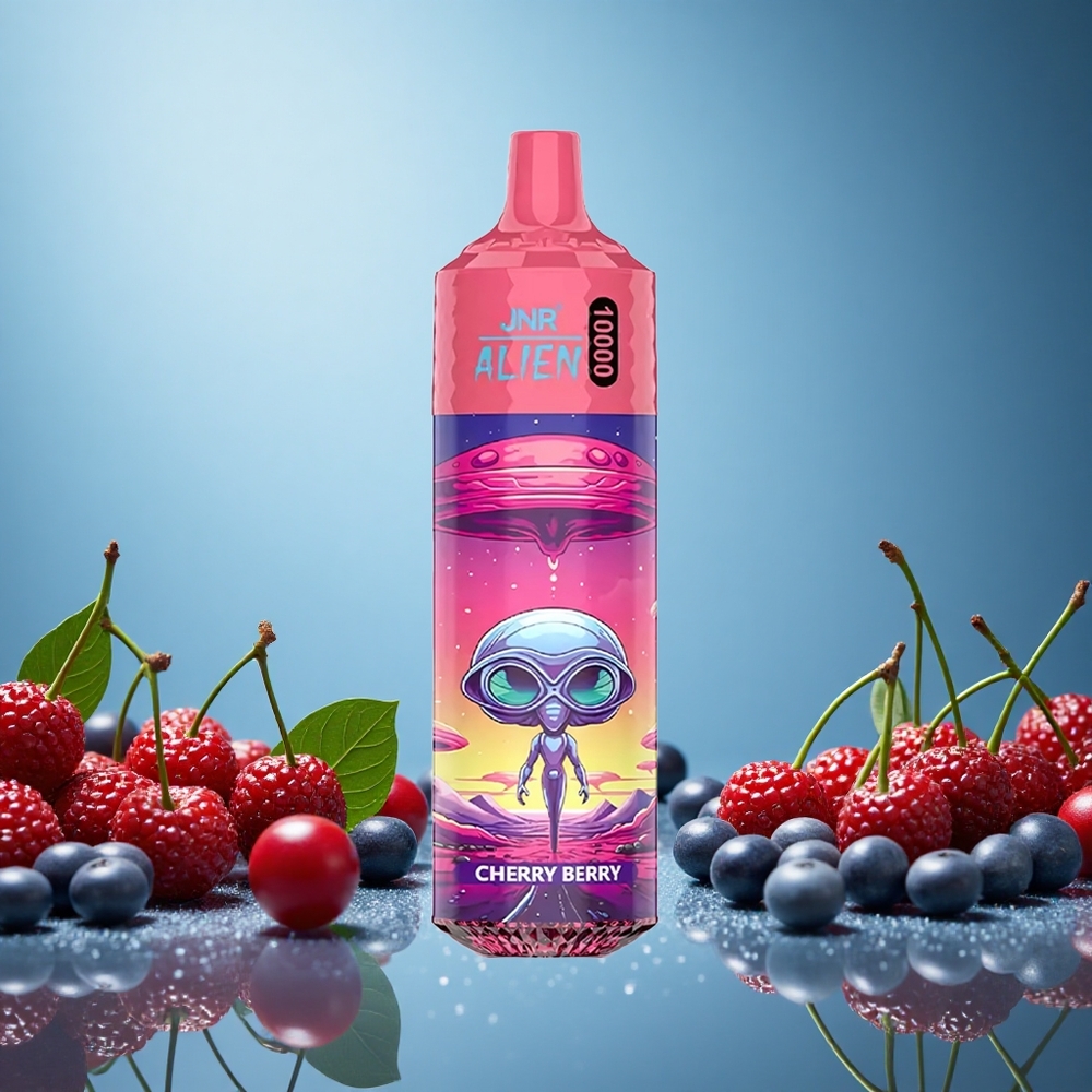 JNR Alien 10000 Puffs Cherry Berry 850mAh Tuzemský Vape Czech Republic vape