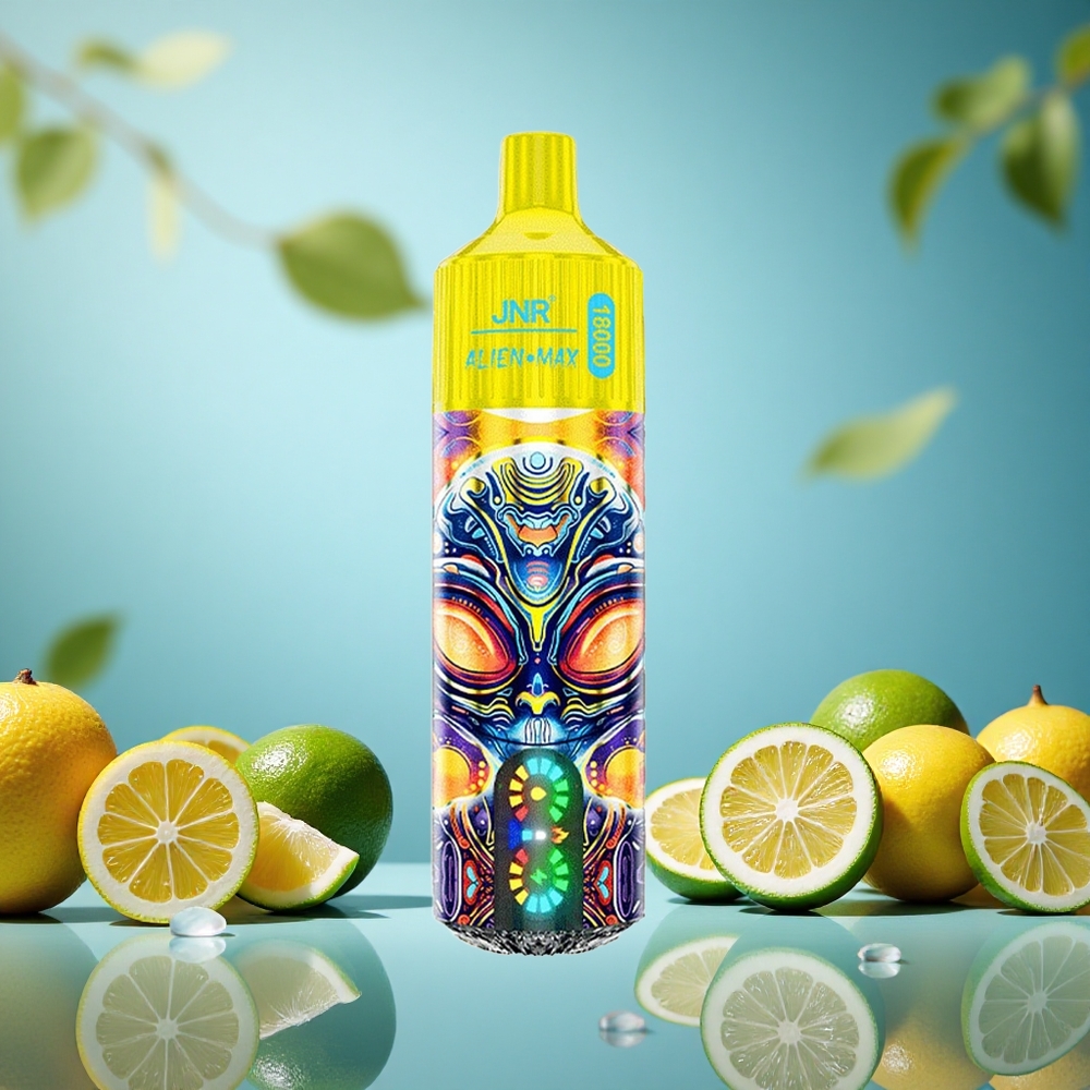 JNR Alien Max 18000 Puffs Citron & Limetka s Smart LED Displejem Czech Republic vape