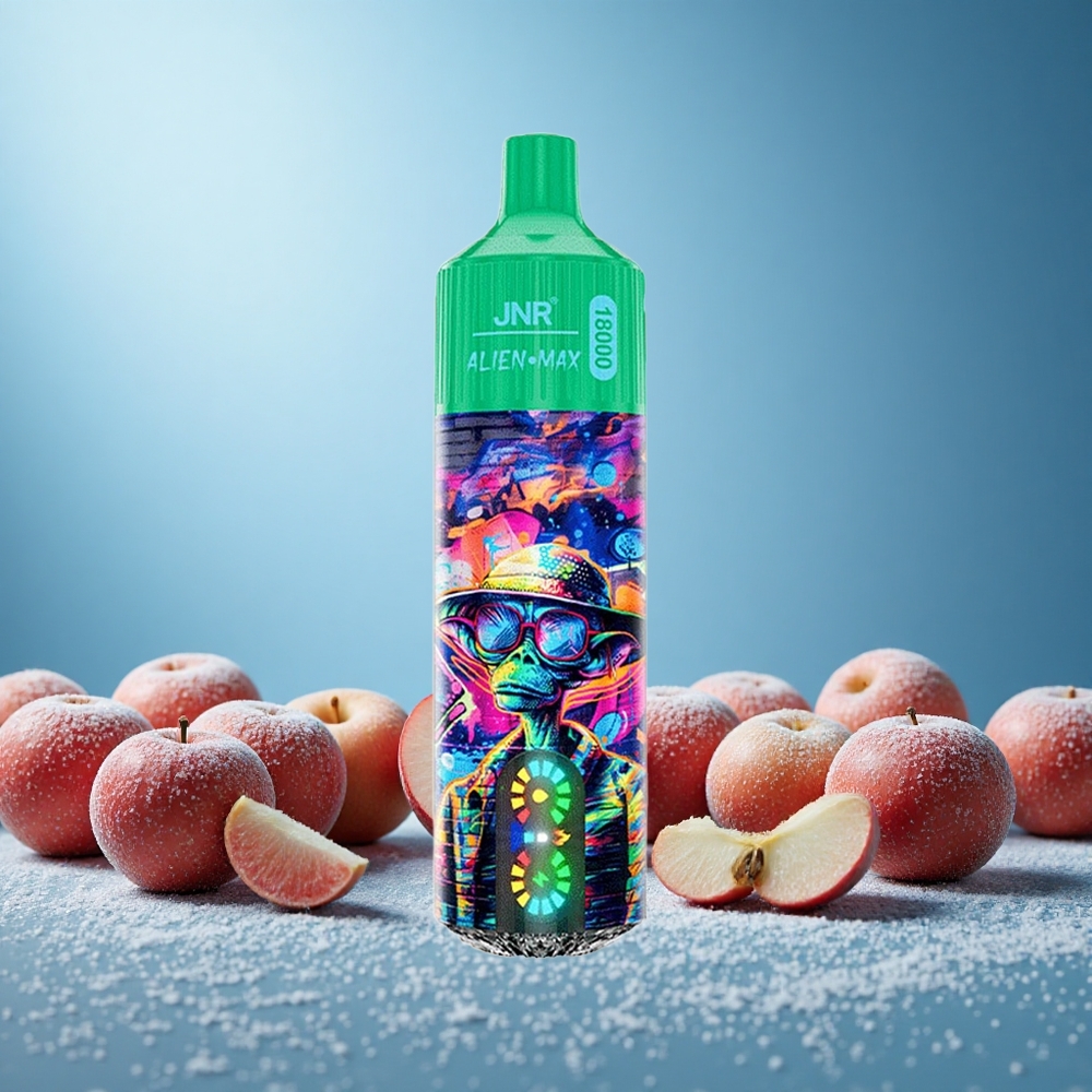 JNR Alien Max 18000 Puffs Mrazivé Jablko s Smart LED Displejem a 20 Příchutěmi Czech Republic vape