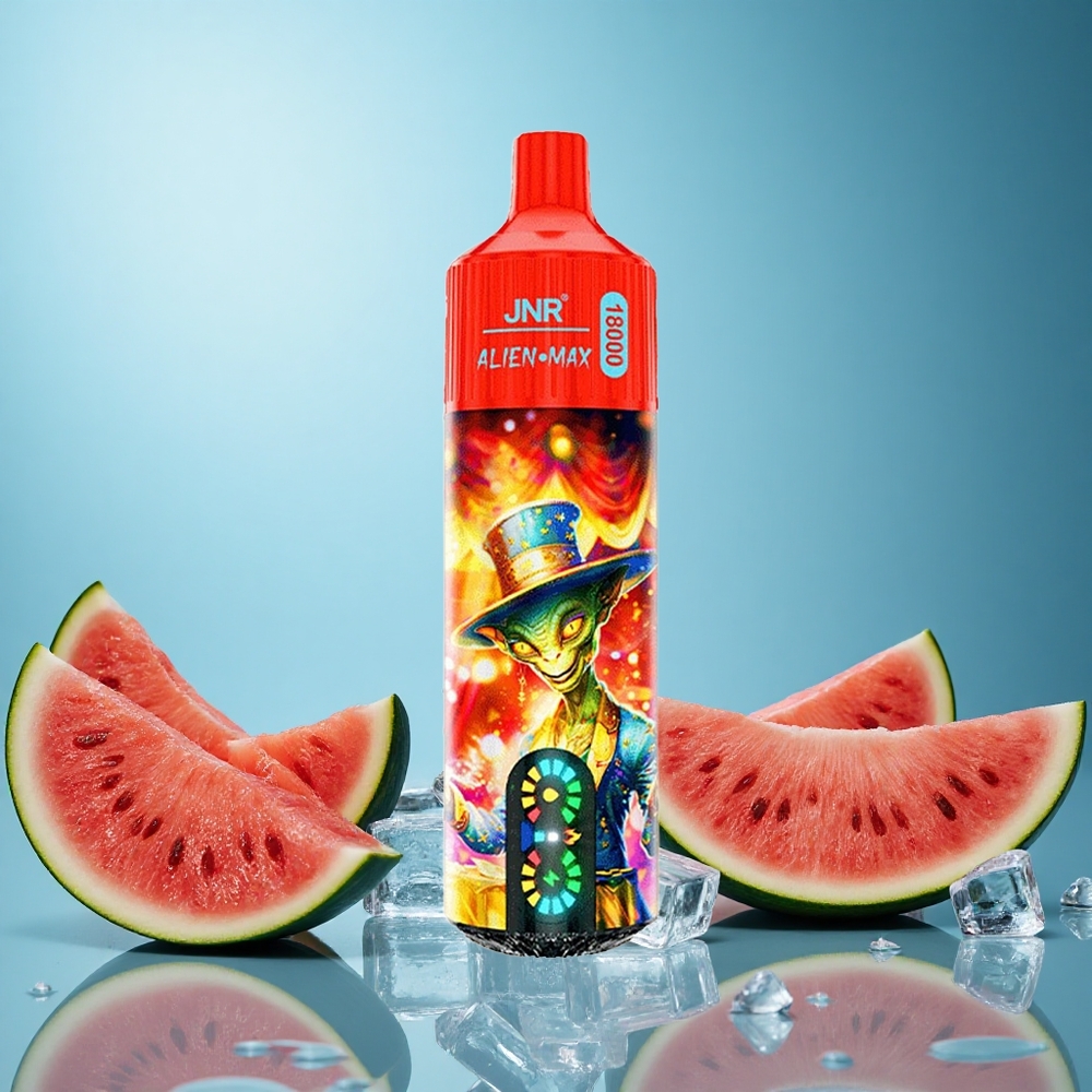 JNR Alien Max 18000 Puffs Vodní meloun Led 28ml E-liquid Czech Republic vape