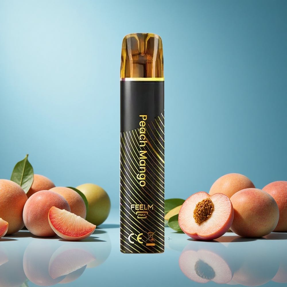 JNR Black&Golden 600+200 Puffs Broskev Manga Jednorázová Vape 550mAh Czech Republic vape