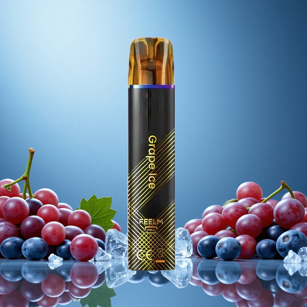 JNR Black&Golden 600+200 Puffs Grape Ice (2% Nikotinu, 550mAh) Czech Republic vape