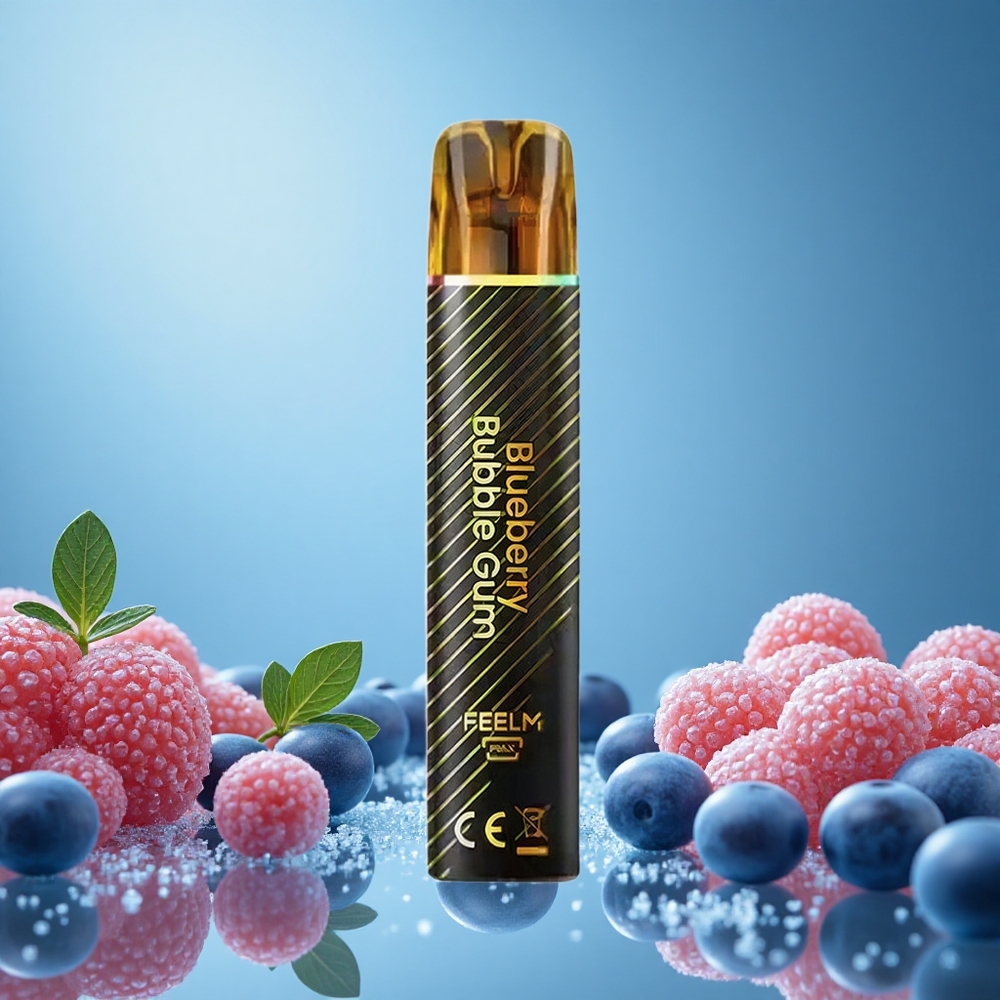 JNR Black&Golden 600+200 Puffs Jednorázová Vape Borůvková Žvýkačka Czech Republic vape