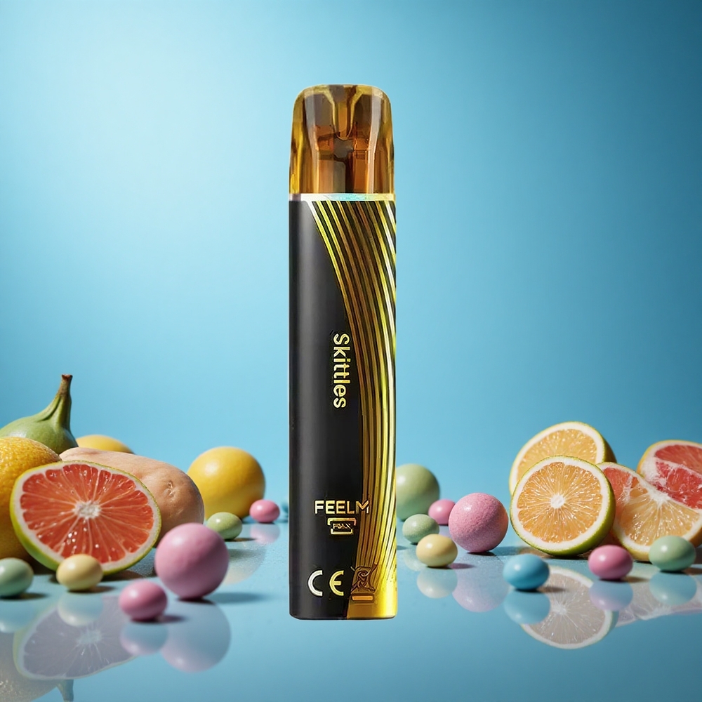 JNR Black&Golden 600+200 Puffs Jednorázová Vape Skittles (600+200 Puffs, 2% Nikotinu) Czech Republic vape