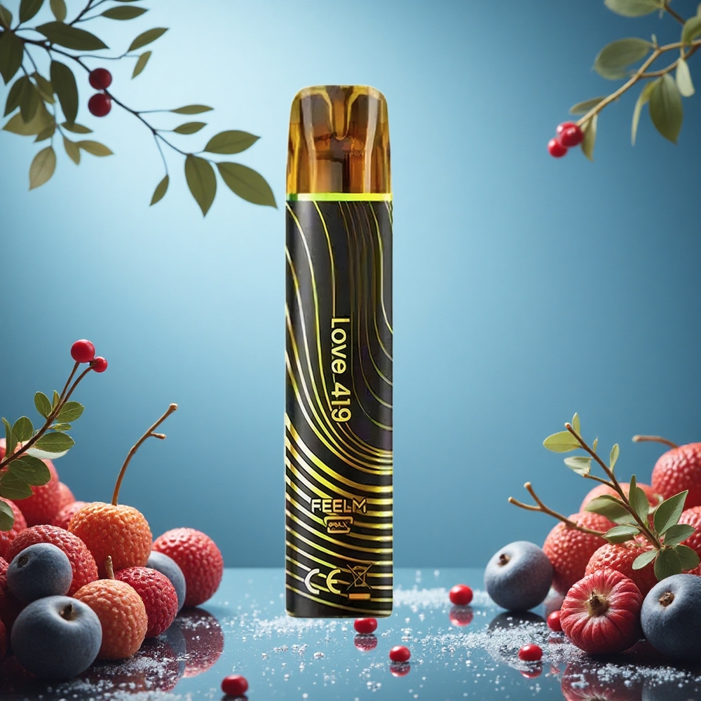 JNR Black&Golden 600+200 Puffs Láska 419 Czech Republic vape