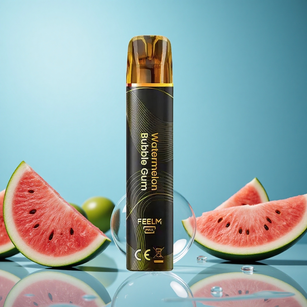 JNR Black&Golden 600+200 Puffs Vodní meloun žvýkačka Czech Republic vape