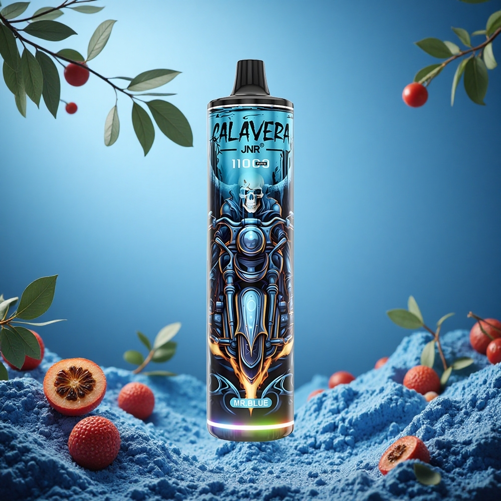 JNR Calavera 11000 Puffs Jednorázová Vape Mr Blue (Modrý) s 21ml E-Liquid Capacity Czech Republic vape