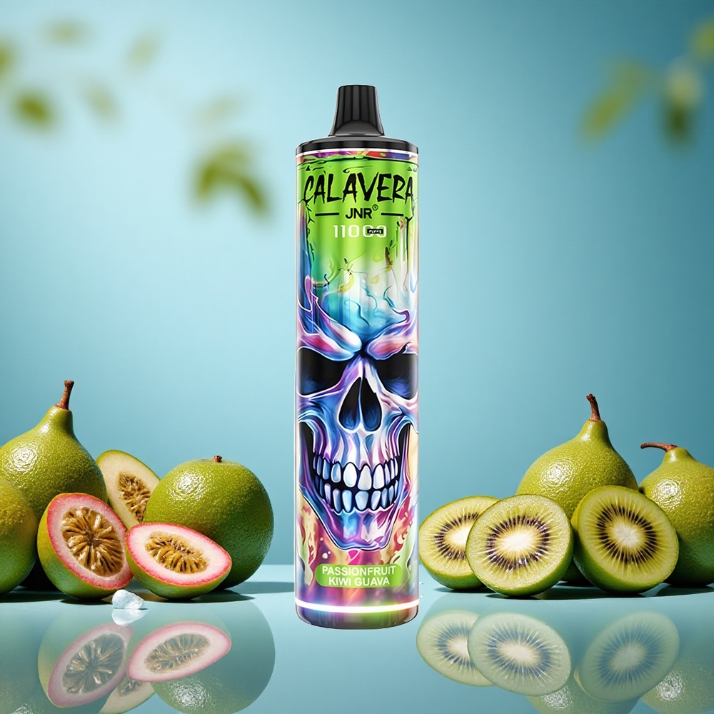 JNR Calavera 11000 Puffs Maracuja Kiwi Guava 21ml Kapacita E-liquid Czech Republic vape