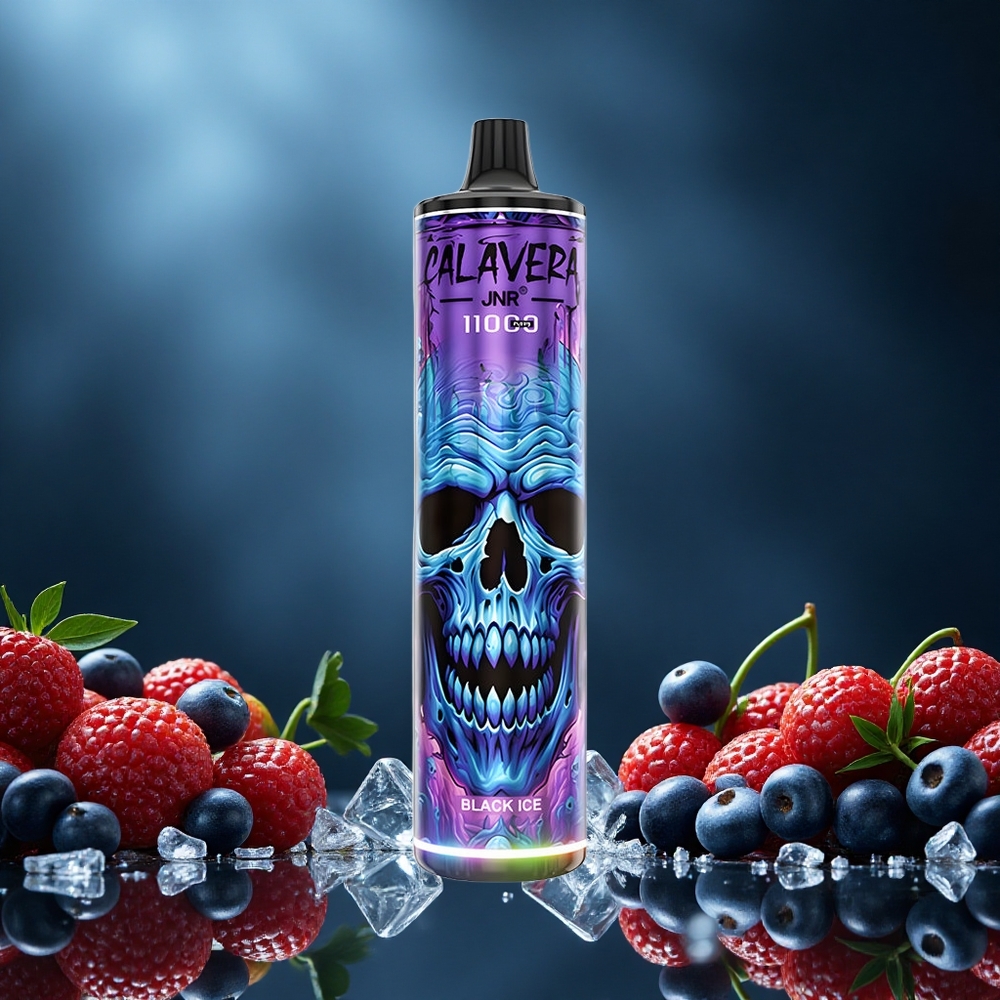 JNR Calavera 11000 Puffs Černá Ledová Czech Republic vape