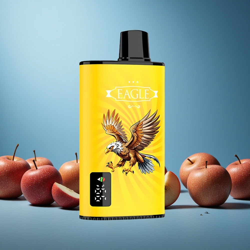 JNR EAGLE Smart 23000 Puffs Dvojité jablko s Digitální obrazovkou a Nastavitelným průtokem vzduchu Czech Republic vape