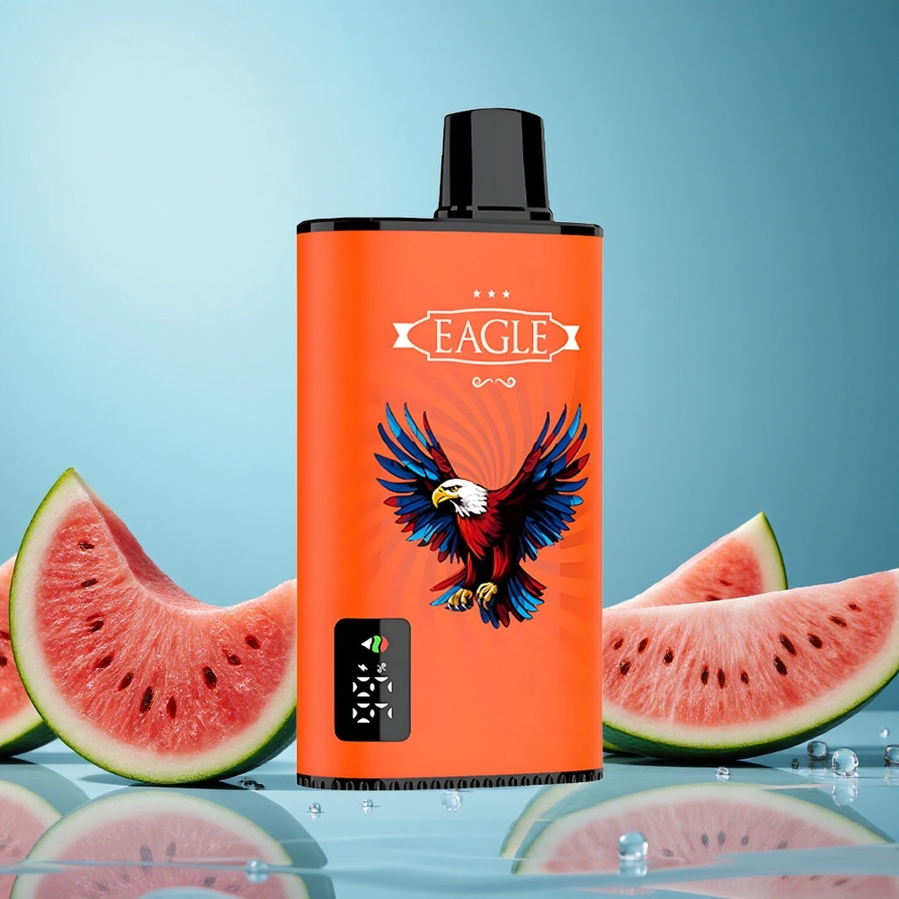 JNR EAGLE Smart 23000 Puffs Vodní Meloun Žvýkačka s Digitální Displej a Nastavitelný Průtok Vzduchu Czech Republic vape