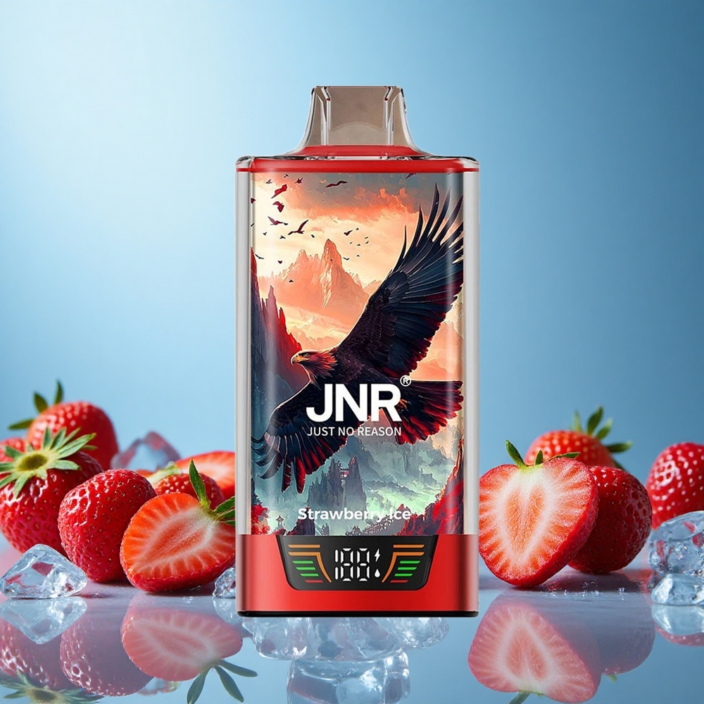 JNR Falcon Pro 28000 Jahodový Led s Displejem Czech Republic vape