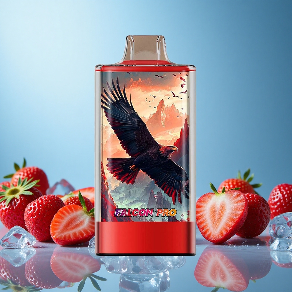 JNR Falcon Pro 28000 Jahodový Led s Displejem Czech Republic vape