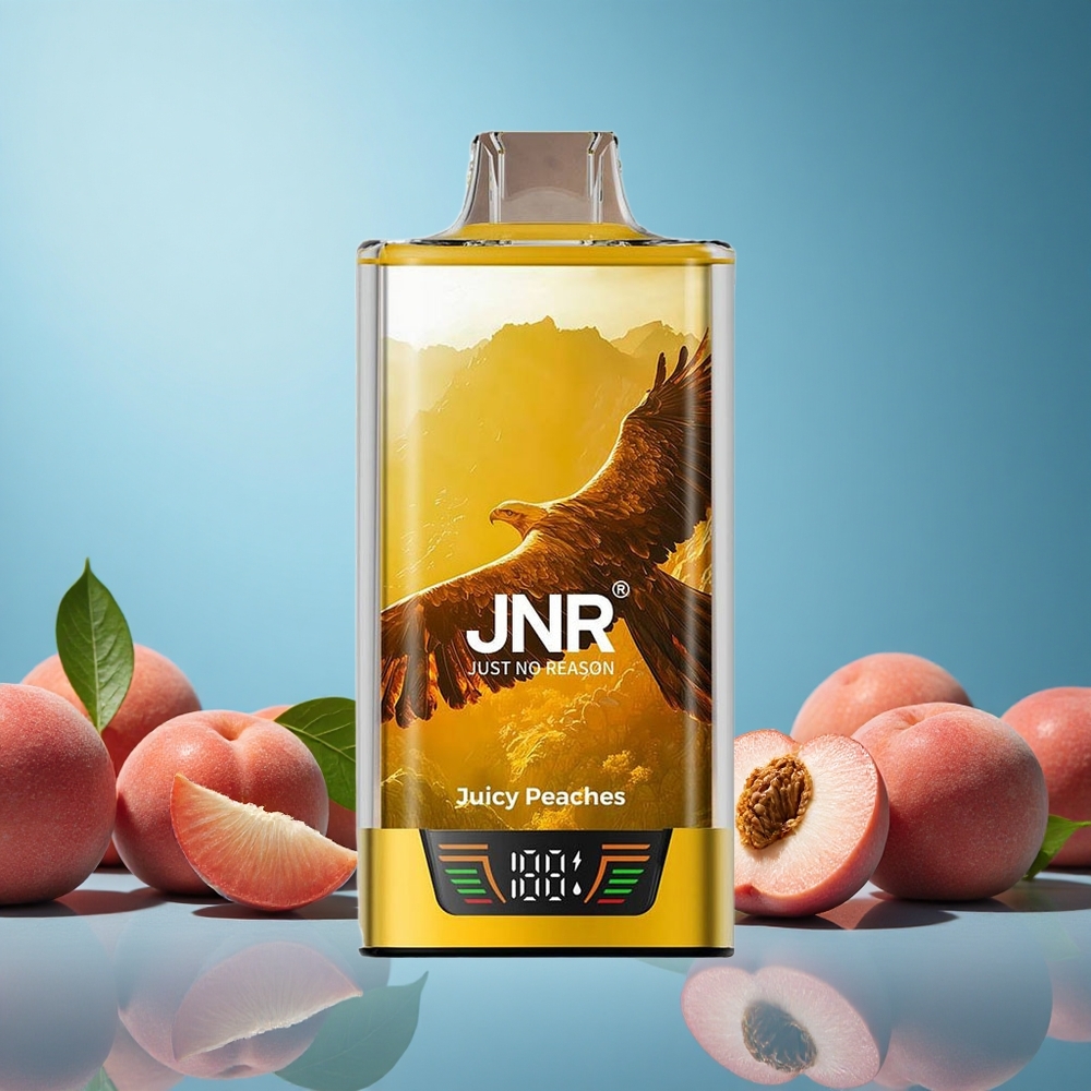 JNR Falcon Pro 28000 Šťavnaté broskve 30ml předplněný Czech Republic vape