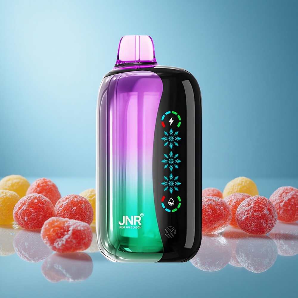 JNR Flex Ice 21000 Puffs Jednorázová Vape Kyselé Gumové Medvídky, 26ml E-liquid, Czech Republic vape