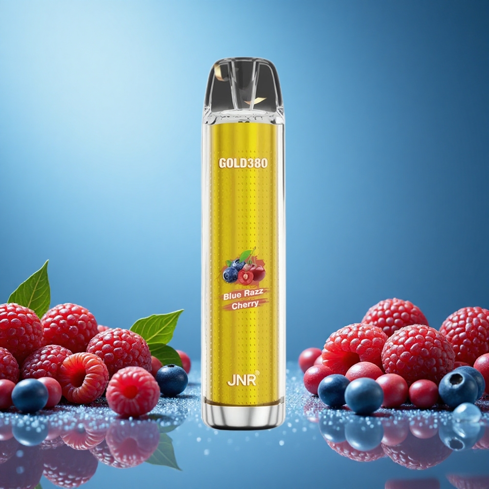 JNR Gold380 6000 Puffs Blue Razz Třešeň 1500mAh Czech Republic vape