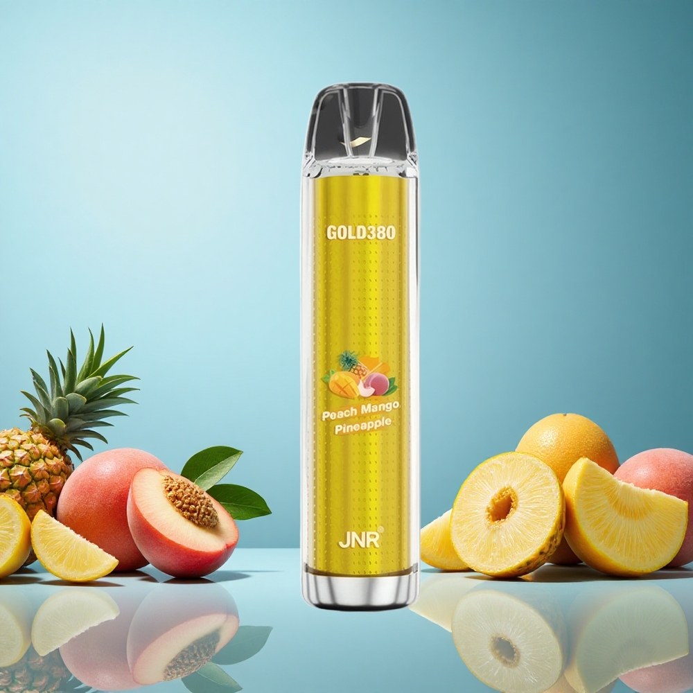 JNR Gold380 6000 Puffs Jednorázová Vape Broskvové Mango Ananas 1500mAh Czech Republic vape