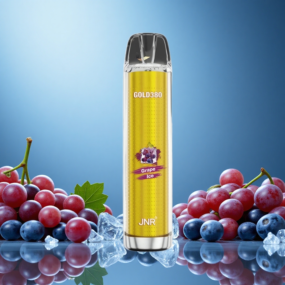 JNR Gold380 6000 Puffs Jednorázová Vape Ledová Hrozen Czech Republic vape