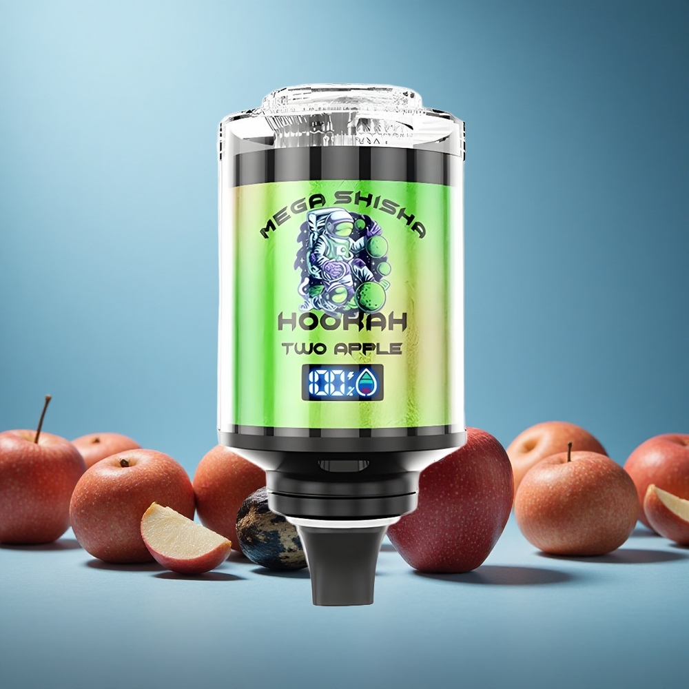 JNR Mega Shisha Hookah 100K Dvě jablka 60ml Kapacita Czech Republic vape