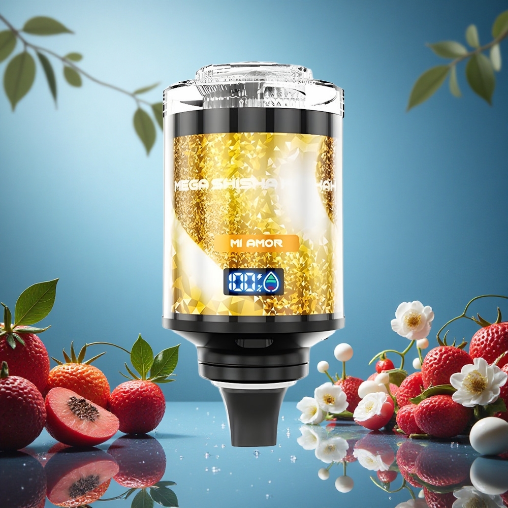 JNR Mega Shisha Hookah 100K Mi Amor 60ml Kapacita Czech Republic vape
