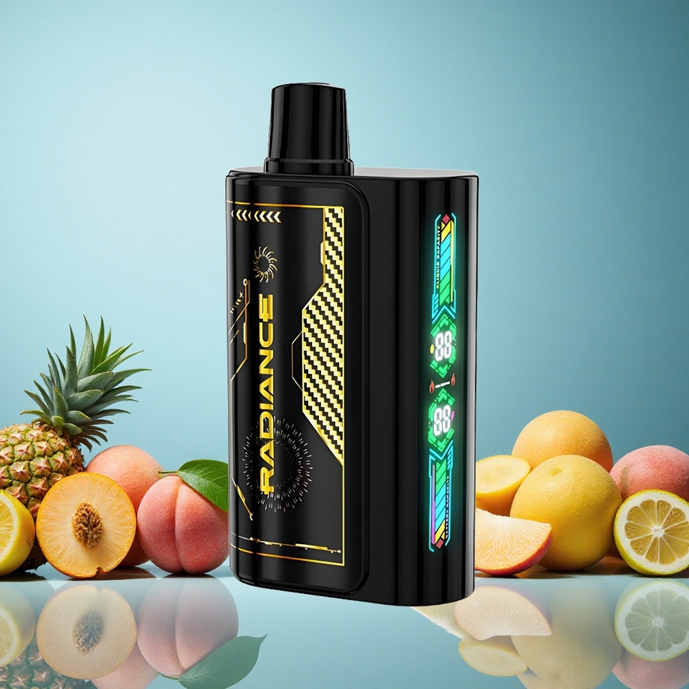 JNR Radiance 31000 Puffs Jednorázová Vape Broskev Mango Ananas 28ml E-liquid Czech Republic vape