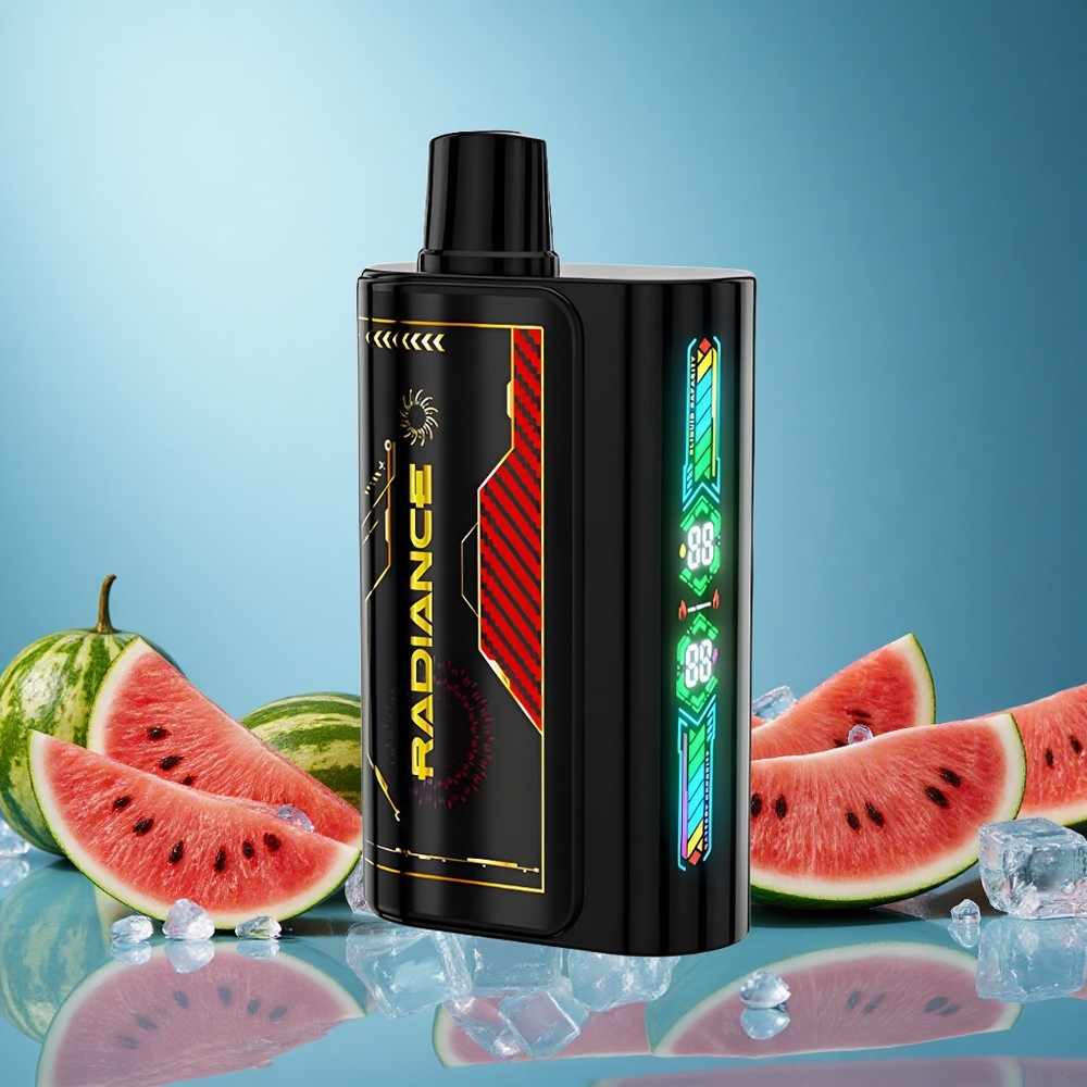 JNR Radiance 31000 Puffs Jednorázová Vape Melounový Led Smart Animation Screen Czech Republic vape