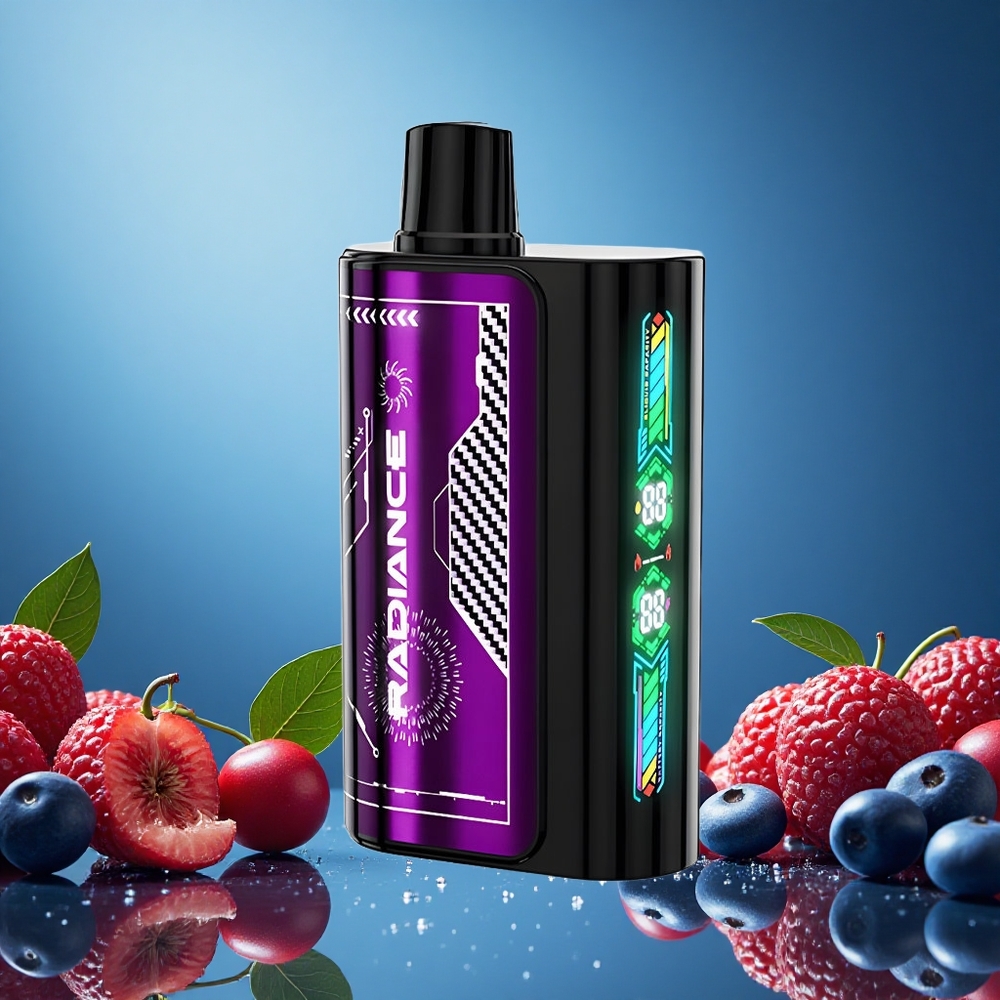 JNR Radiance 31000 Puffs Jednorázová Vape Modrá Malina Třešeň Czech Republic vape
