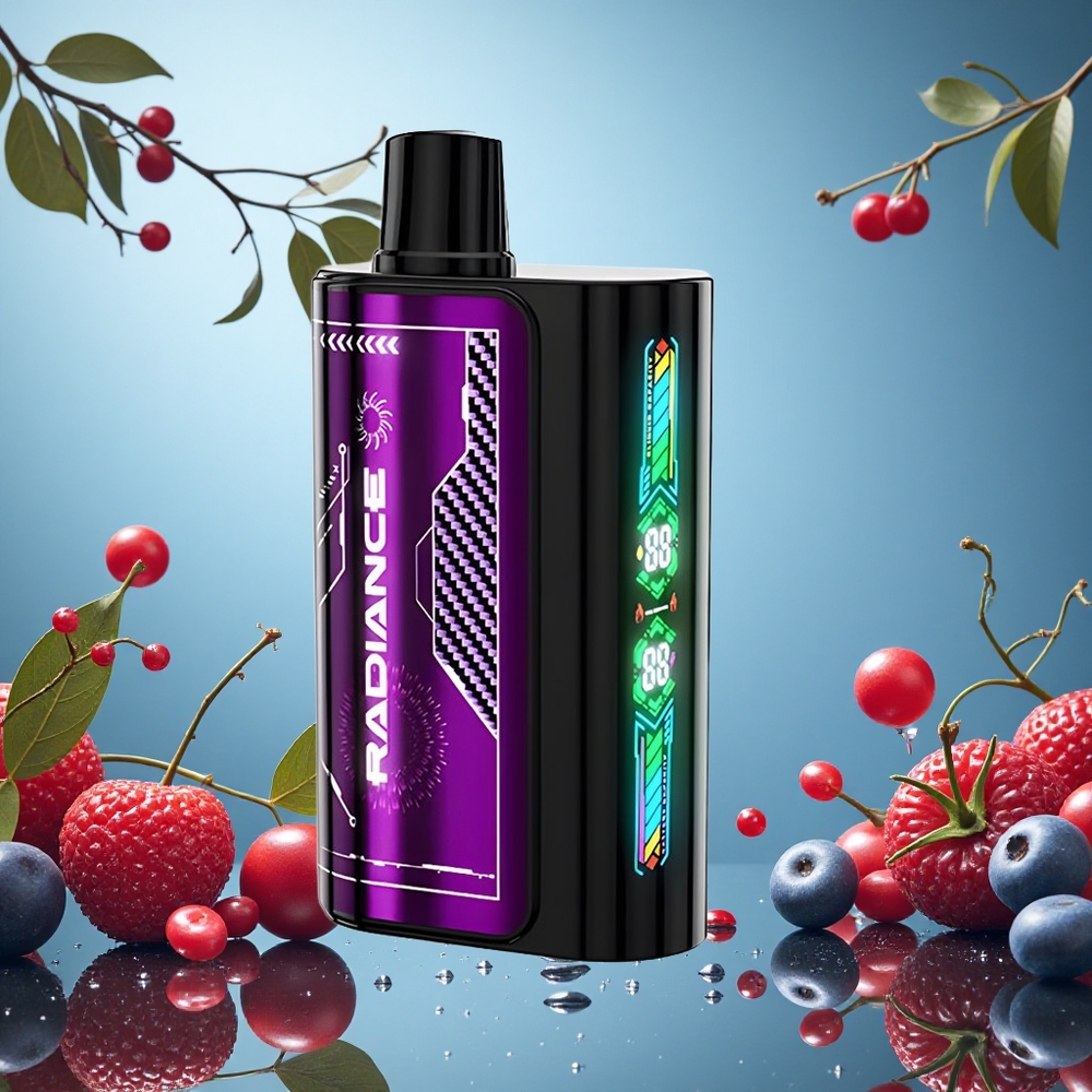 JNR Radiance 31000 Puffs Třešňovo-Borůvková Dual Mesh Coil Czech Republic vape