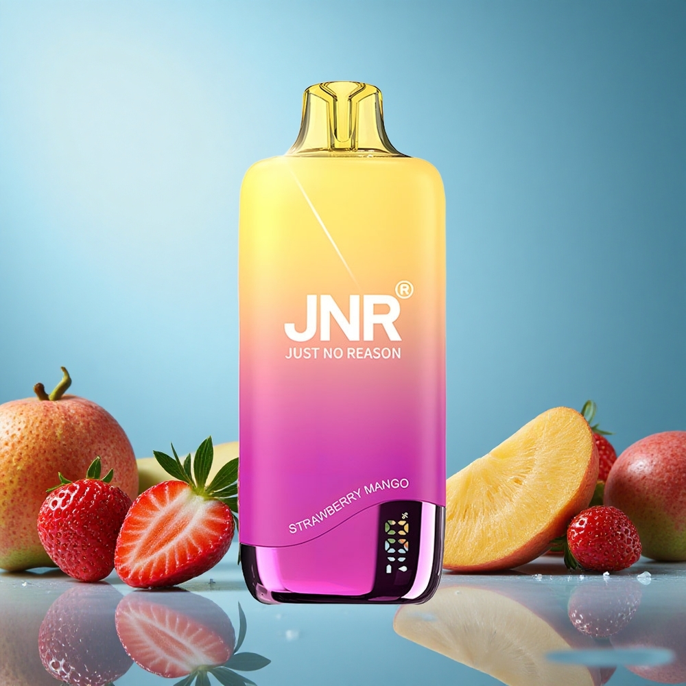 JNR Rainbow 10500 Puffs Jahoda Mango 18ml e-Liquid Czech Republic vape