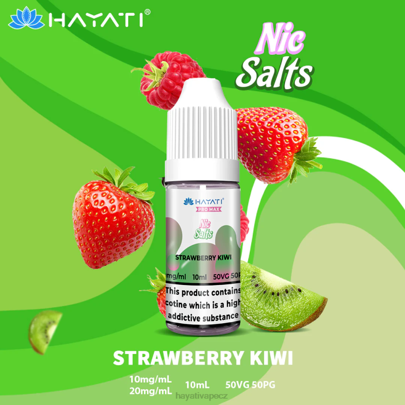 Hayati Pro Max nicotné soli jahodové kiwi 6F4V6253 Hayati vape CZ