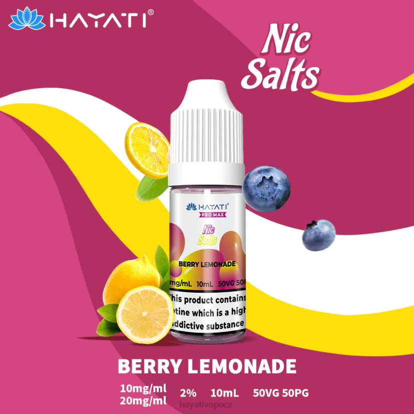 Hayati Pro Max nicotné soli jahodová limonáda 6F4V6228 Hayati vape near me