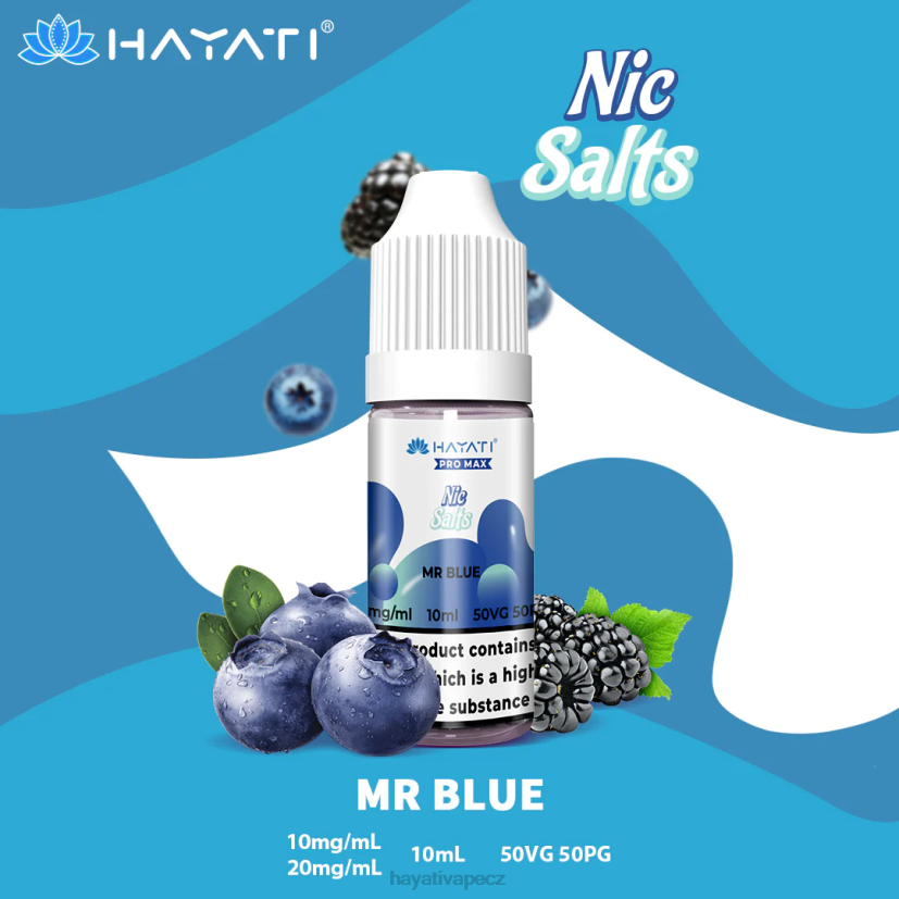 Hayati Pro Max nicotné soli pan modrý 6F4V6251 Hayati CZ