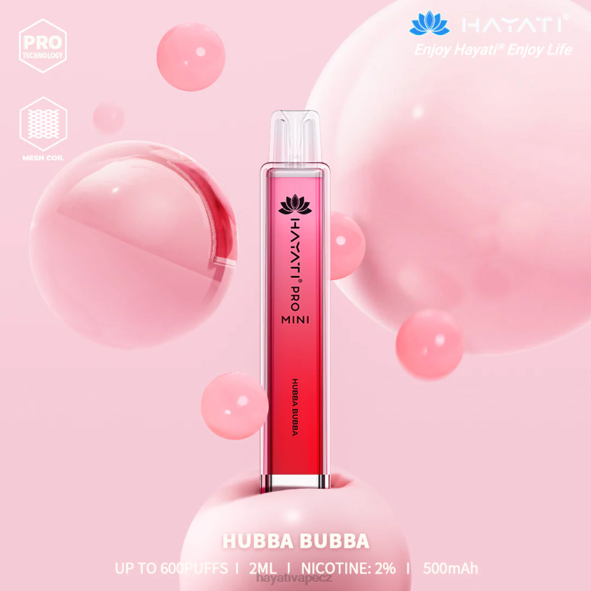Hayati Pro Mini jednorázový hubba bubba 6F4V611 Hayati CZ