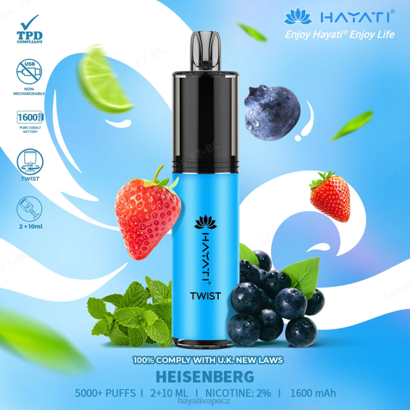 Hayati Twist jednorázový heisenberg 6F4V671 Hayati CZ