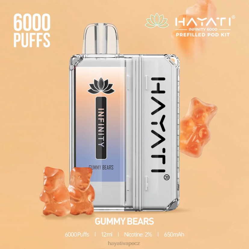 Hayati Infinity Sady 6000 podů gumoví medvídci 6F4V6151 Hayati CZ